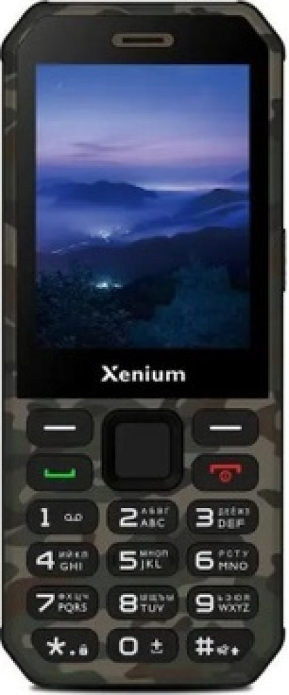 Мобильный телефон Xenium X300 (зеленый камуфляж) купить - DLS