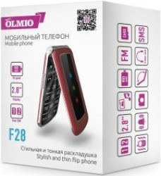 Мобильный телефон Olmio F28 (красный) - фото2