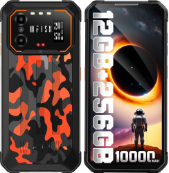 Смартфон F150 B2 6GB/256GB (черный/оранжевый) - фото