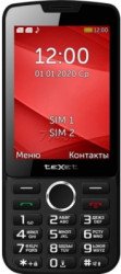 Мобильный телефон TeXet TM-308 (черный/красный) - фото