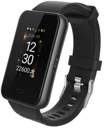 Фитнес-браслет Leef Crux (черный) - фото