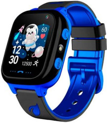 Детские умные часы Leef Pulsar (черный/синий) - фото