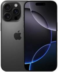Смартфон Apple iPhone 16 Pro 128GB (черный титан) - фото